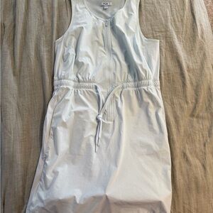 Minimalist Light Blue Romper Dress